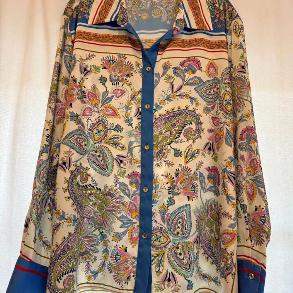 Floral women’s ZARA blouse - Multicolor